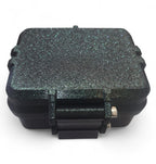 3D Printed Black/Green Glitter Effect  Case for 10 x 3ml Peptide Vials