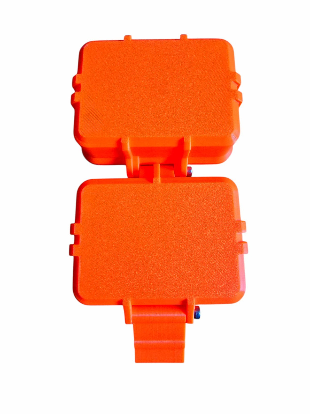 3D Printed Orange Storage Case for 10 x 3ml Peptide Vials  - Portable Organiser