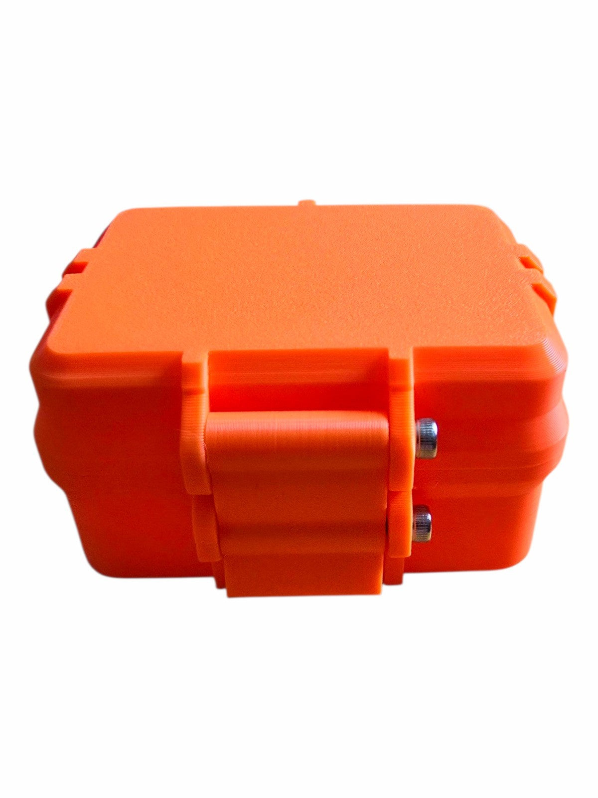 3D Printed Orange Storage Case for 10 x 3ml Peptide Vials  - Portable Organiser