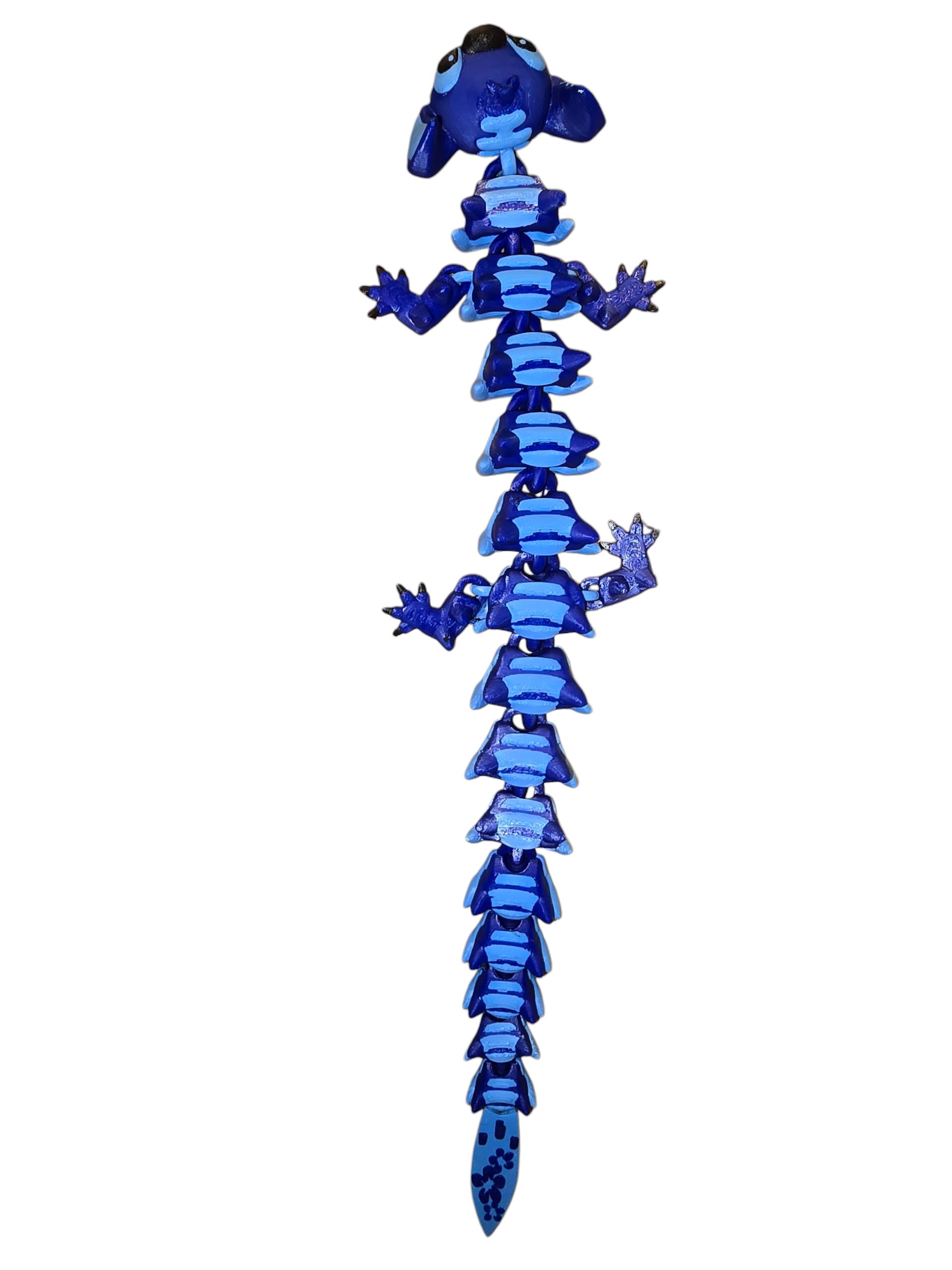 3D Printed Stitch-Inspired Flexi Dragon ornament🐉 | 32cm